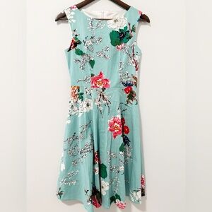Hanpceirs Womens 1950's Floral Spring Garden Swing Dress Rockabilly Party Sz Sm‎